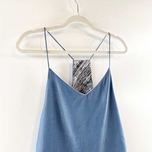 Lululemon Wake & Flow Racerback Tank Top Camisole Blue Denim Small - Picture 5 of 12